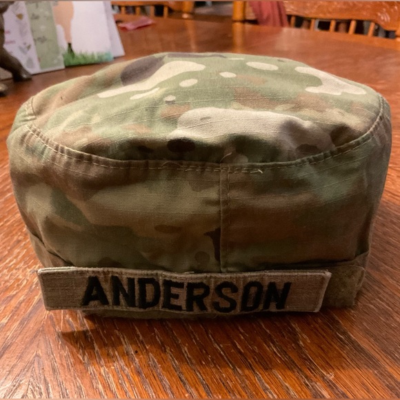 Bernard Cap Company Army Captain Patrol Camouflage Adjustable Velcro Strap Cap! - Picture 4 of 16